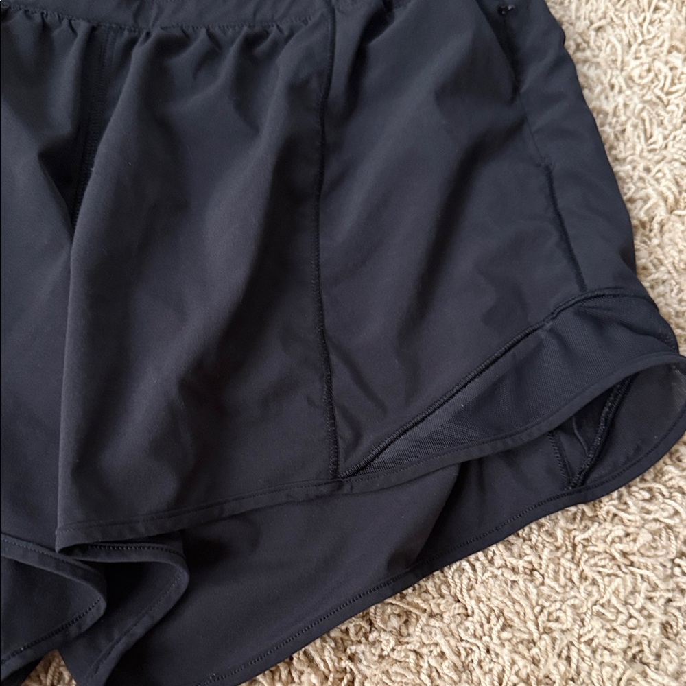 lululemon athletica Black Women's Athletic Layered Shorts - Picture 3 of 4